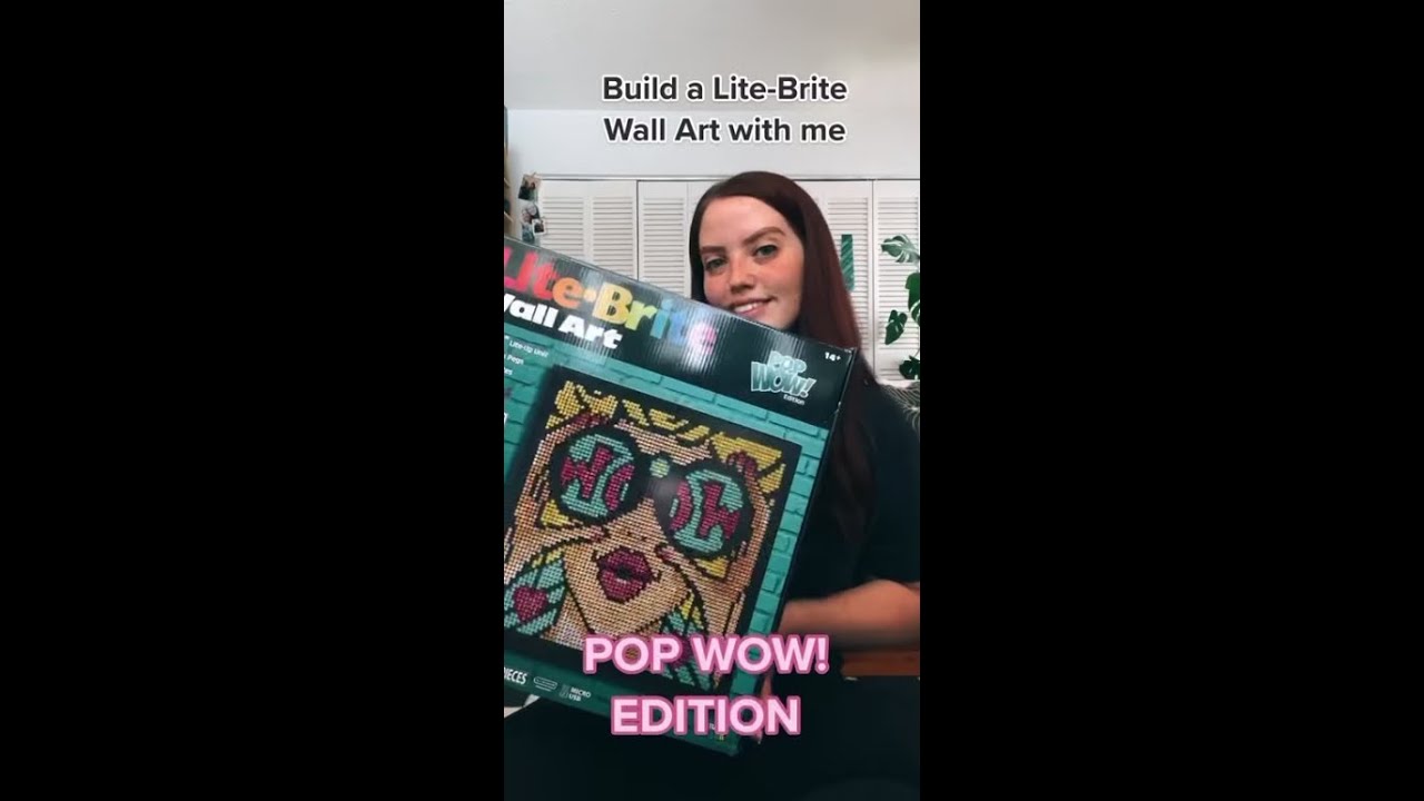Build the NEW Lite-Brite Wall Art with Me! #shorts 