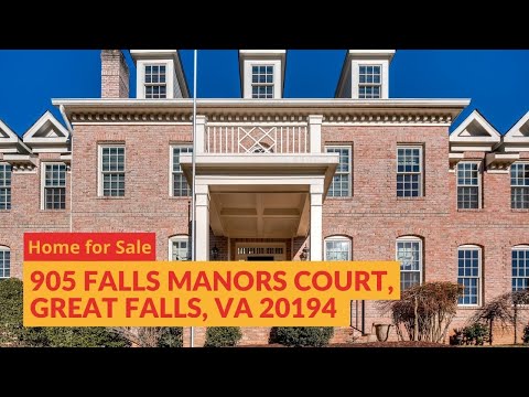 905 Falls Manors Court, Great Falls, VA home video tour