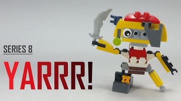 LEGO Mixels | SERIES 8 | How To Build/Instructions | 41567 Pirate!