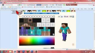 Online Minecraft Skin Editor And iPhone App.( How to make a minecraft skin) EASY! screenshot 5