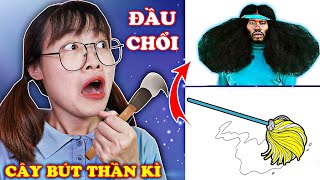 CÂY BÚT THẦN KỲ CỦA HÀ SAM Vẽ Đầu Bạn Thành Chổi Quét Nhà - Cây Bút Vi Diệu Vẽ Gì Được Đó