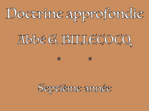 mar. 13 oct. Doctrine approfondie - cours 4 : justice générale et justice particulière - abbé G. Billecocq