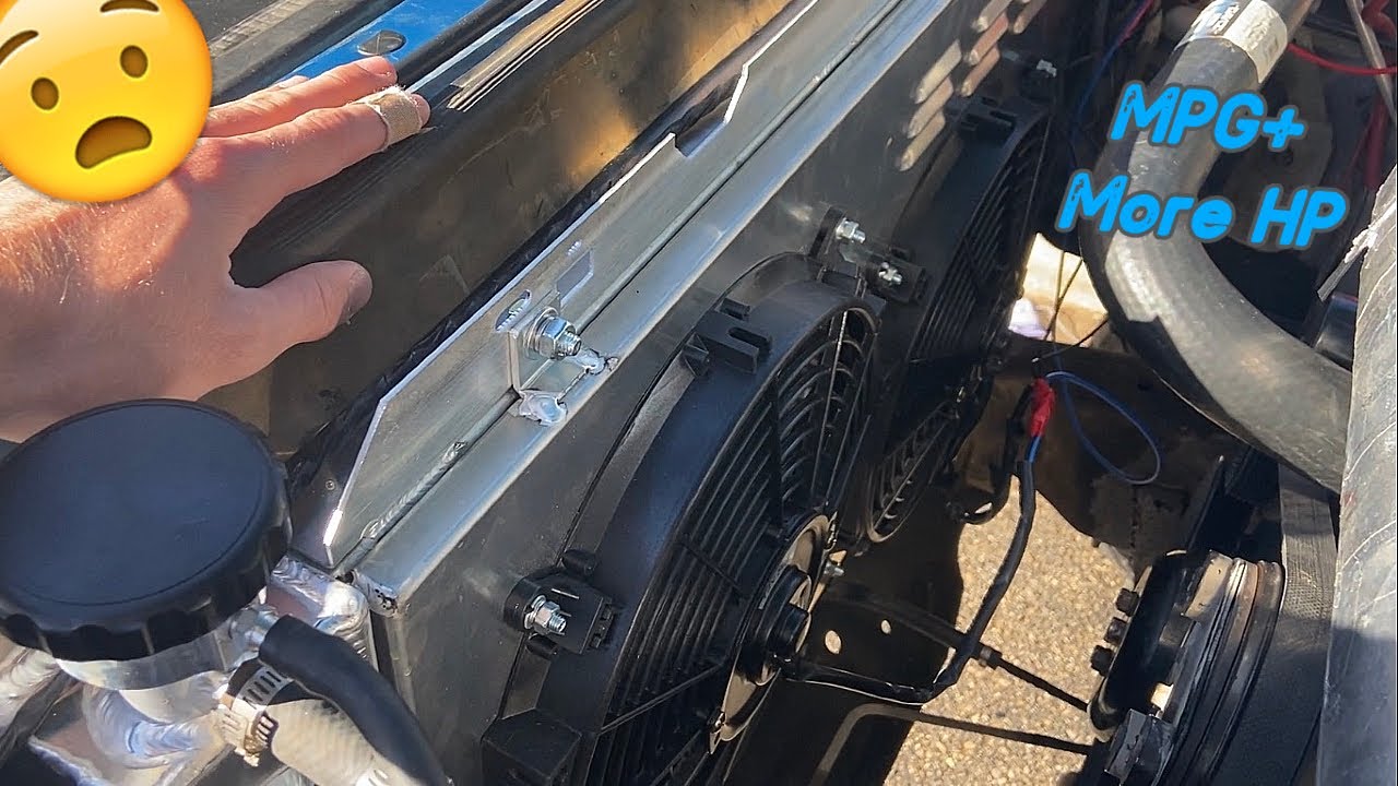 1995 Ford F-150 5.0 Electric Fan Conversion Kit *More MPG* - YouTube