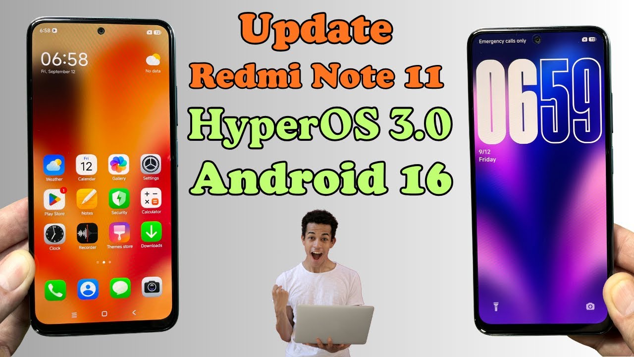 Install HyperOS 3.0 Android 16 ON Redmi Note 11🔥 - YouTube