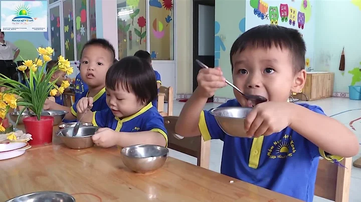 Một ngày đến trường của bé ở trường mầm non Mặt Trời Xanh