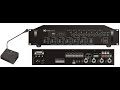 ITC 6 Zone Mixer Amplifier TI-3506S Connection and connectivity with 6 Zone call Station T-216