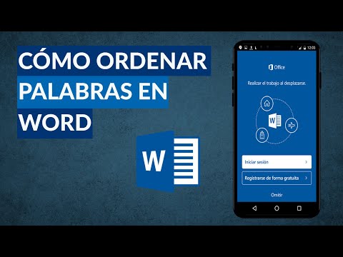 Cómo Ordenar Alfabéticamente o Numéricamente en Word | Ordena Palabras en Word