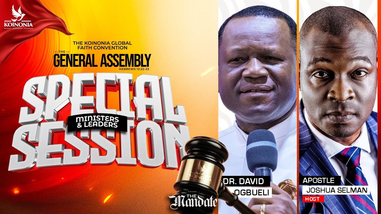 SPECIAL MINISTERS & LEADERS SERVICE ||22||11||2025