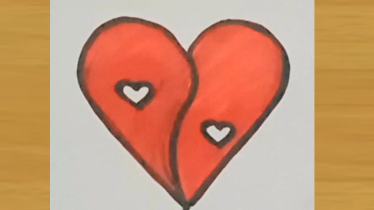 Happy Valentine's Day Special Drawing | How To Draw Heart Drawing ...