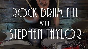 Rock Drum Fill - Drum Lesson (Stephen Taylor)