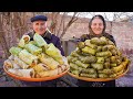 3 Famous Azerbaijani Dishes: CABBAGE, GRAPE LEAVES and THREE SISTERS DOLMA! Quick and Easy Recipes!