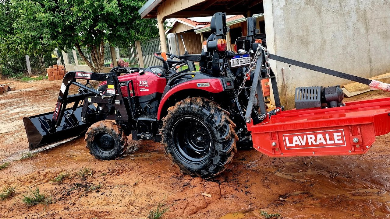 Primeira vez roçando com o bruto🚜🔥