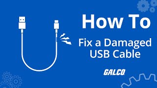 How to Repair a Severely Damaged USB Cable | Galco