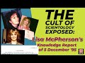 Lisa McPherson Knowledge Report | Show &amp; Tell | CULT OF SCIENTOLOGY