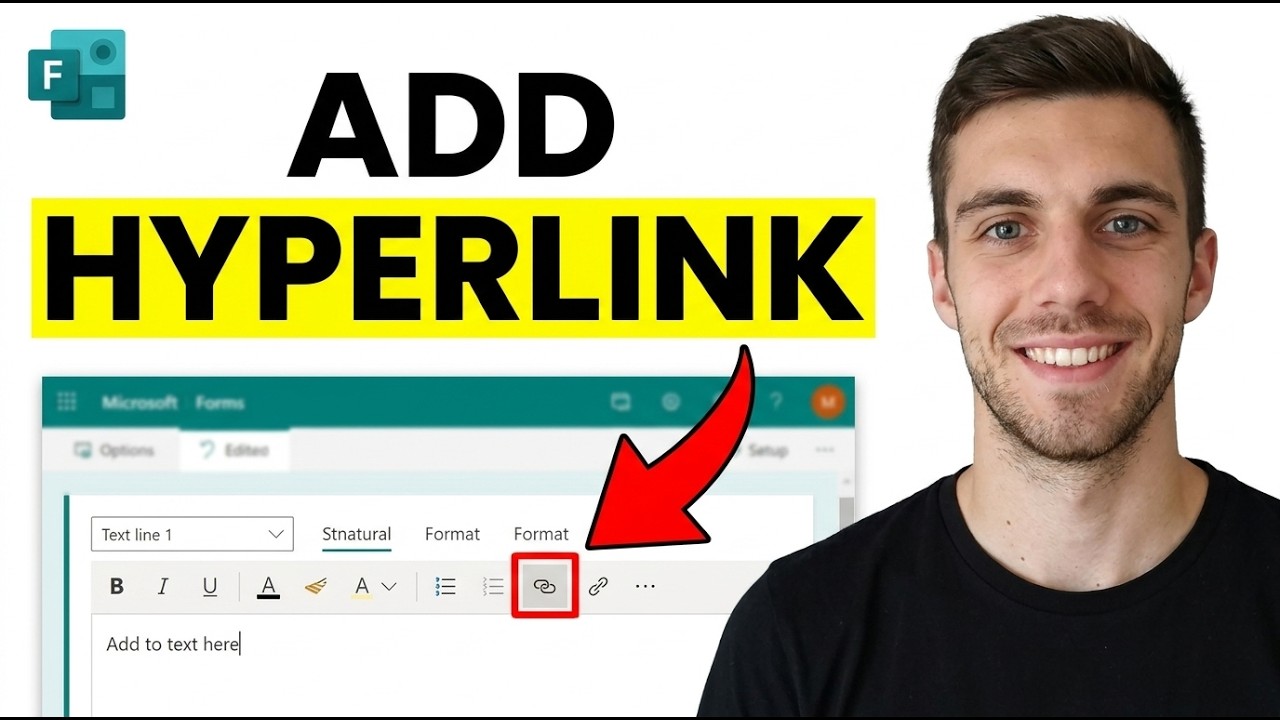 How to Add Hyperlink in Microsoft Forms 2026 (Beginner Guide) - YouTube