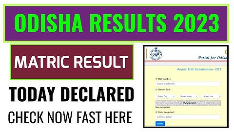 odisha matric result 2023 kaise check kare, how to check odisha 10th result 2023 odisha board result