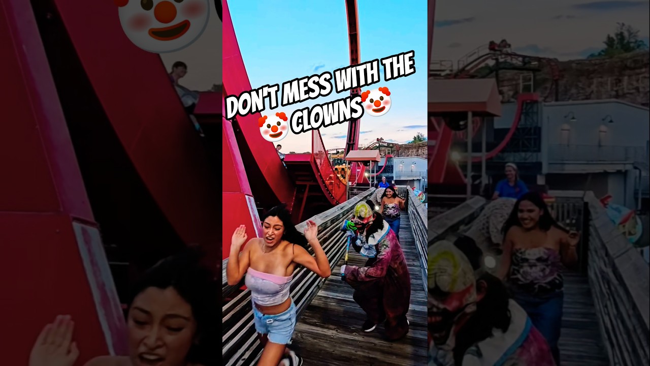 Clown Around and Find Out 🤣 #frightfest #halloween #clown