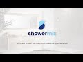 Showermix  handheld shower with integrated body wash and shampoo dispenser