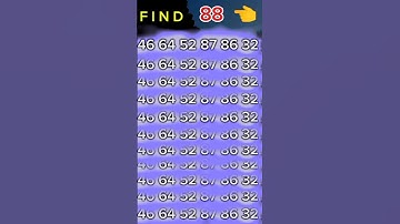 6🔍 Can You Find the Secret Number? 🤔Put your observation skills to the test with this tricky "Find t