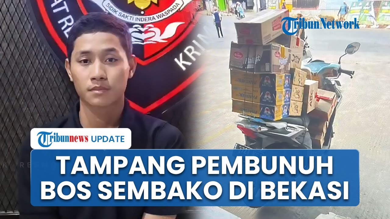 Tampang Karyawan Sembako di Bekasi yang Tega Habisi Bosnya, Pasrah saat Ditangkap Polisi