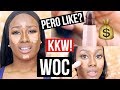 WOW Kim!! Honest First Impressions of KKW CRÈME CONTOUR AND HIGHLIGHT KIT DEEP DARK. WOC!!