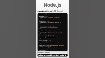 event loop phases #node #nodejs #backend #reactjs #js #frontend #code #javascript #webdev #web #api