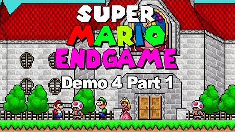 Super Mario Endgame Demo 4 Walkthrough Part 1/2 (SMBX 1.4.5)