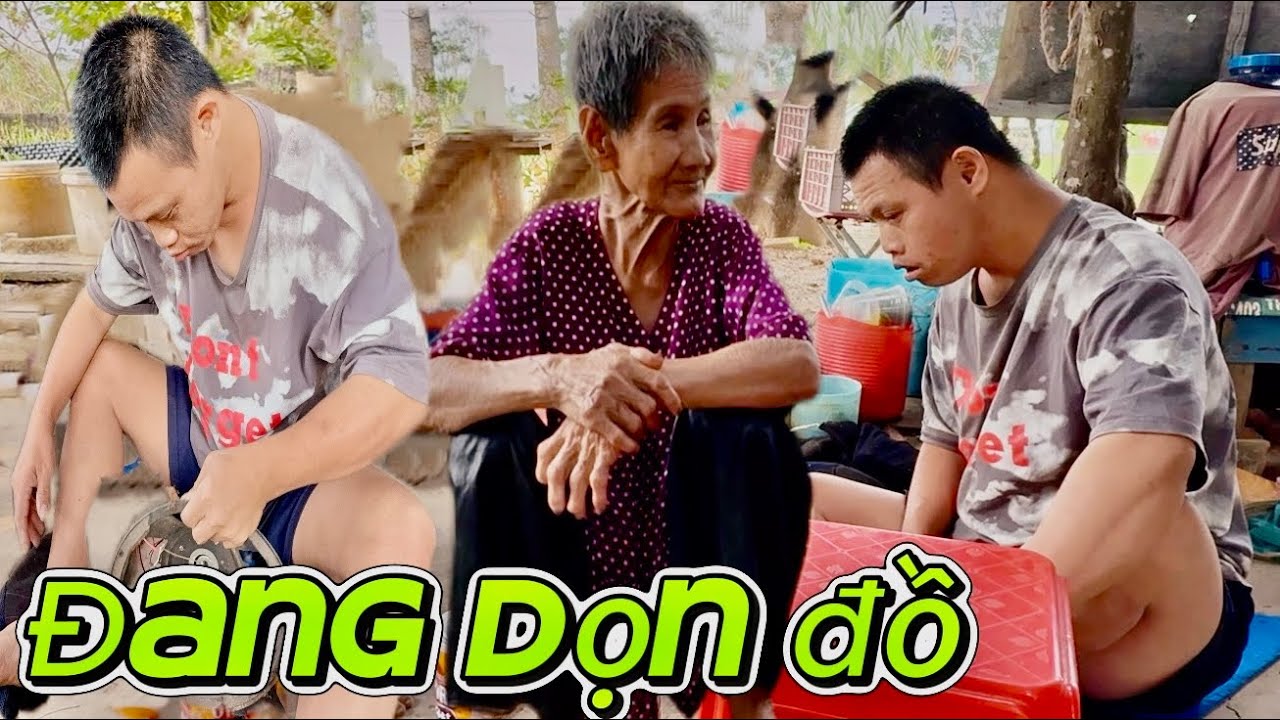 Sáng em Luân đến thăm bà2 và Thuận để xem bà 2 chuẩn bị đồ ra sao 