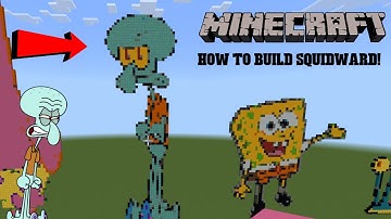 How to Build Squidward in Minecraft! FULL TUTORIAL!