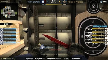 Envyus vs NiP ESL Pro League Week 8 Map 1 (cache)