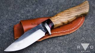 Making a small Hidden Tang Hunting Knife