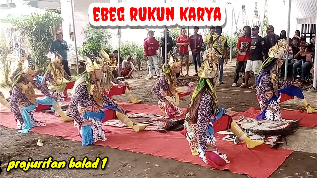 TARI PRAJURITAN EBEG RUKUN KARYA SIDAURIP