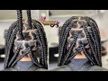 Large Butt Length Wavy Knotless Box Braids| Happy Dopecember| Vlogmas