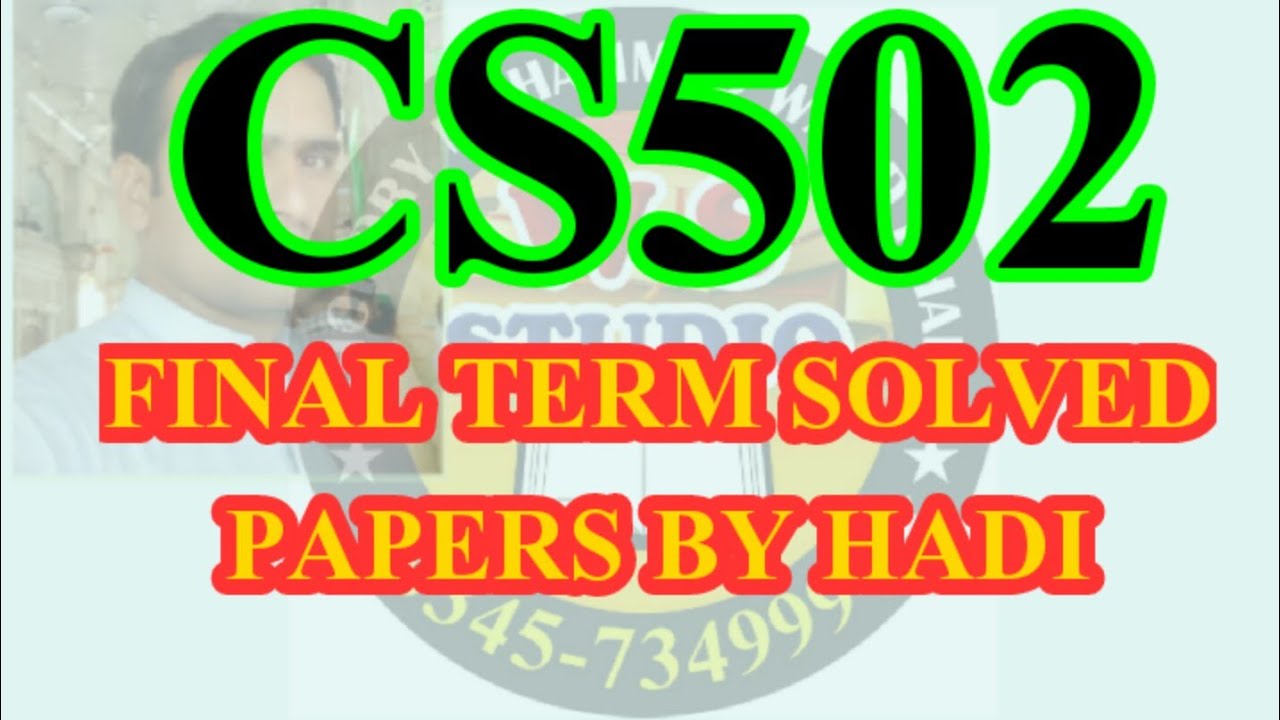 cs502 final term paper