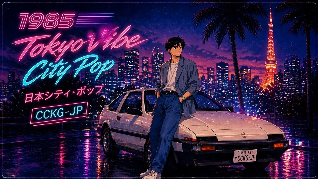 80s Japanese City Pop Playlist】 80年代・東京ナイトソング