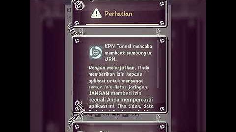 Cara membuat config xl kpn tunnel Fast Connect