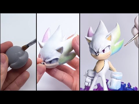 Create Hyper Sonic with Clay / Clay Art  [kiArt]