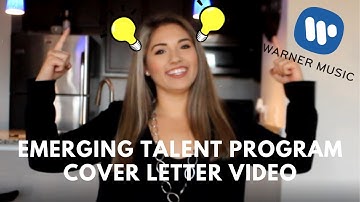 Barbara Bacvic Cover Letter Video WMG