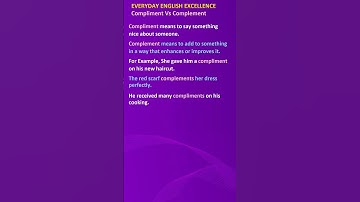 Compliment Vs Complement | Mastering Commonly Confused Words | English for Beginners #learnenglish