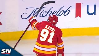 Flames' Matt Coronato and Nazem Kadri Light The Lamp 27 Seconds Apart vs. Bruins