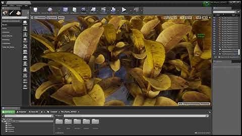 Interactive Dynamic Foliage Plants R9 - Unreal Engine 4 - Uncharted Style