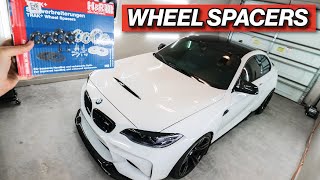 PERFECT WHEEL FITMENT ON ANY BMW  H&R Wheels Spacers Install f87 m2