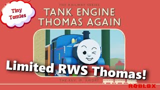 Tiny Tomies Limited Rws Thomas Event Roblox