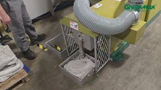 Efficient EPE Packaging Recycling with GREENMAX Foam Recycling Machine M-C200