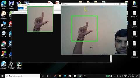 SIGN LANGUAGE DETECTION USING OPEN-CV AND HAAR CASCADE