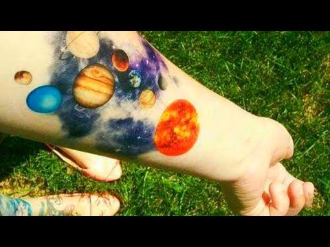 Video: Space Tattoo In 25 Inspiring Ideas