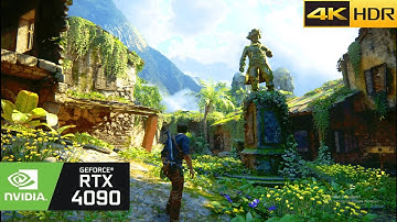 (PC) Uncharted 4 RTX 4090 - RAY TRACING | Ultra Realistic Graphics [4K HDR 60 FPS]