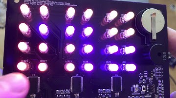 RGB Binary Clock demo