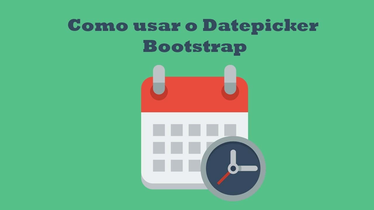 Como Inserir Calendario No Formulario Usando O Datepicker Bootstrap Youtube calendario no
