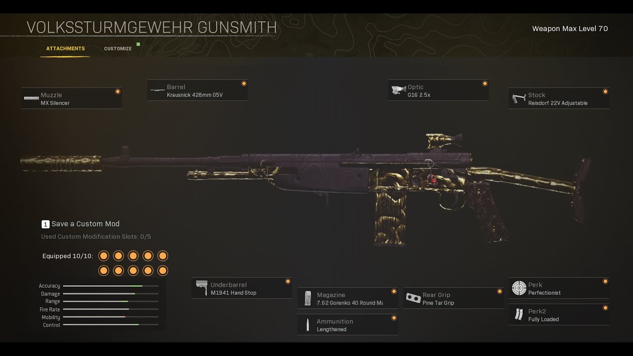 The Vanguard Volk has NO RECOIL!!!!!! I Found The New META